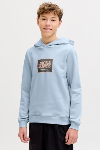 Sudadera de algodón orgánico - Azul claro - Jack & Jones