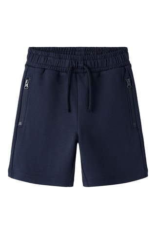 Short de algodón orgánico - Azul marino - Name It