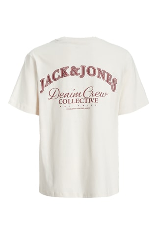 Camiseta relaxed fit - Jack & Jones -  Crudo