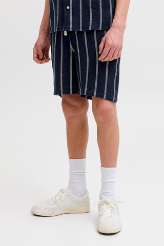 Bermudas jogger de algodón orgánico - Jack & Jones -  Azul marino