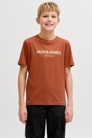Camiseta regular fit -  Marrón