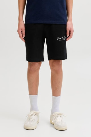 Bermudas regular fit de algodón orgánico - Jack & Jones -  Negro