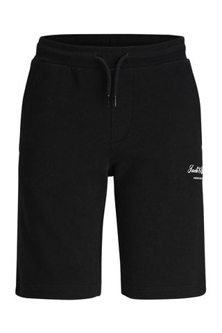Bermudas regular fit de algodón orgánico - Jack & Jones -  Negro