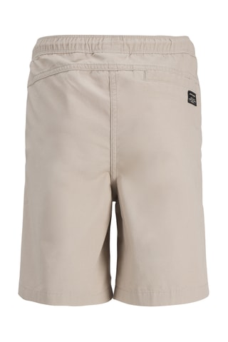 Bermudas regular fit de tiro alto de algodón orgánico - Jack & Jones -  Beige