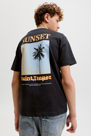 Camiseta relaxed fit - Jack & Jones -  Negro