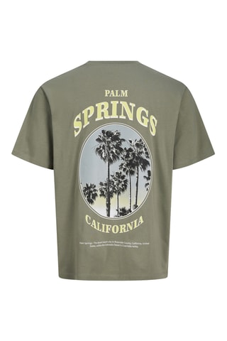 Camiseta relaxed fit - Jack & Jones -  Caqui