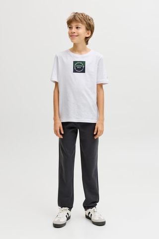 Camiseta regular fit de algodón orgánico -  Blanco