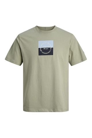 Camiseta regular fit de algodón orgánico -  Verde agua