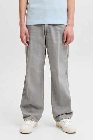 Vaquero baggy de tiro alto -  Gris