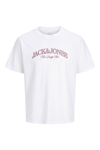 Camiseta regular fit de algodón orgánico -  Blanco