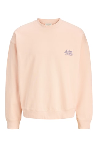 Sweat en coton biologique  - Jack&Jones -  Rose