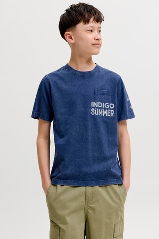 Camiseta relaxed fit - Jack & Jones -  Azul oscuro jaspeado