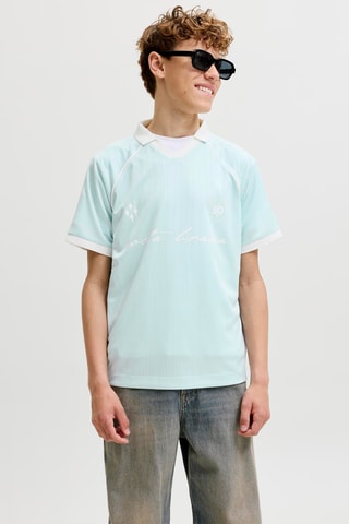 Polo loose fit -  Verde claro