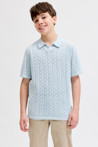 Polo relaxed fit -  Celeste