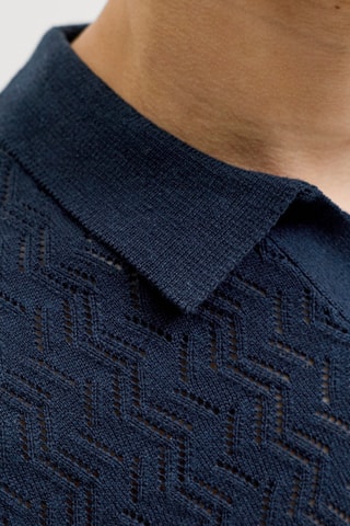 Polo relaxed fit -  Azul marino