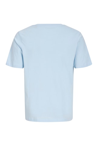 Camiseta regular fit de algodón orgánico - Jack & Jones -  Celeste