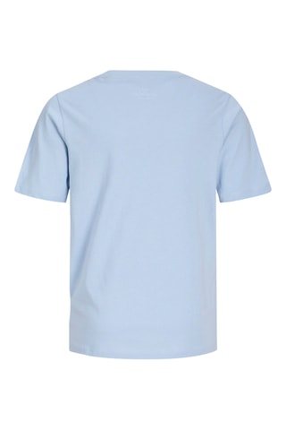 Biologisch Katoenen T-shirt Regular Fit - Jack&Jones -  Hemelsblauw