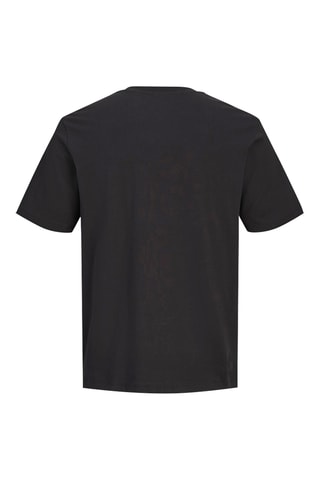 Camiseta regular fit de algodón orgánico - Jack & Jones -  Negro