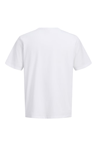 Camiseta regular fit de algodón orgánico -  Blanco