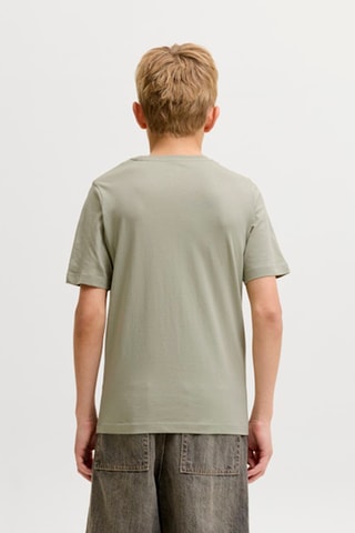 Biologisch Katoenen T-shirt Regular Fit - Jack&Jones -  Kaki
