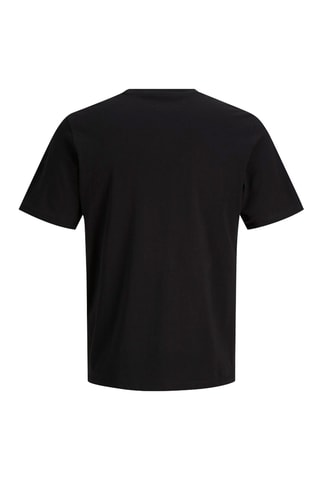 Camiseta regular fit de algodón orgánico -  Negro