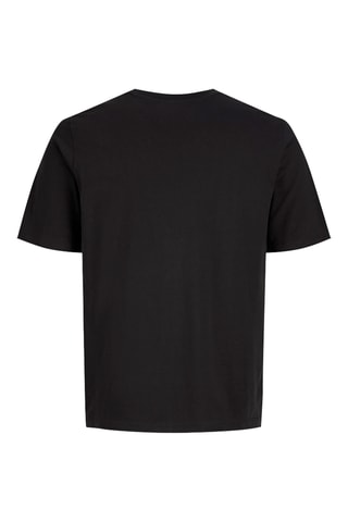 Camiseta regular fit de algodón orgánico -  Negro