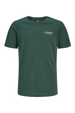 Camiseta regular fit -  Verde oscuro