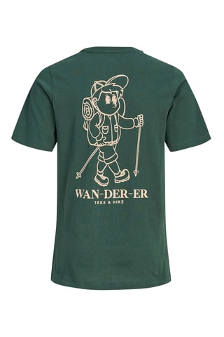 Camiseta regular fit -  Verde oscuro