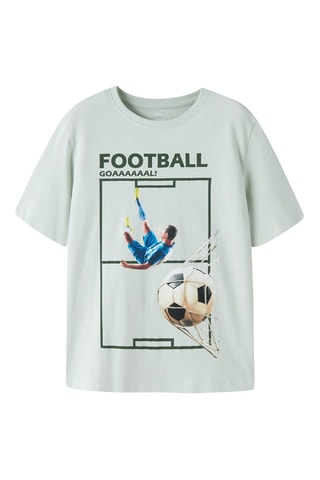 Camiseta regular fit -  Verde agua