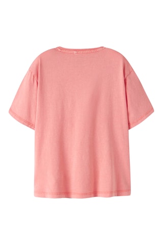 Biologisch Katoenen T-shirt Regular Fit -  Roze