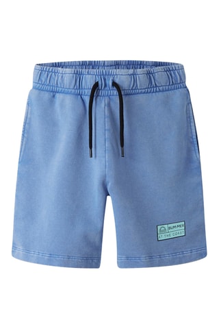 Short regular fit de algodón orgánico -  Azul claro