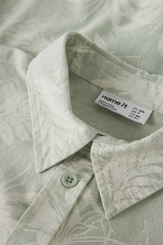 Camisa de algodón orgánico -  Verde agua