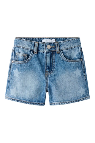 Short mom fit vaquero -  Azul claro