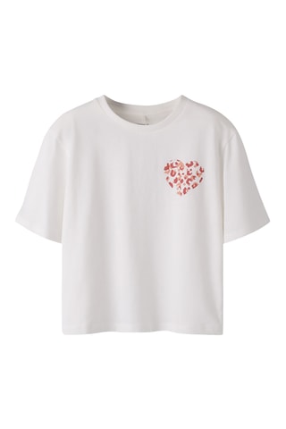 Camiseta regular fit de algodón orgánico -  Blanco