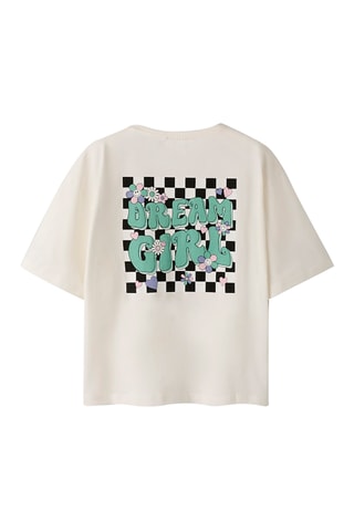 Camiseta loose fit de algodón orgánico -  Blanco