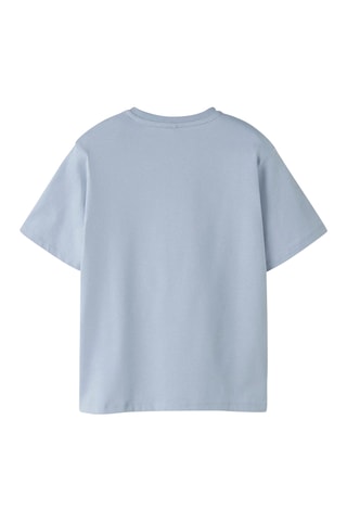 Camiseta regular fit de algodón orgánico -  Azul claro
