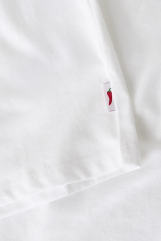 Camiseta regular fit de algodón orgánico -  Blanco