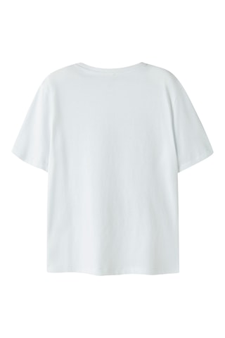 Camiseta regular fit de algodón orgánico -  Blanco