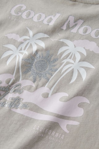 Camiseta regular fit de algodón orgánico -  Gris