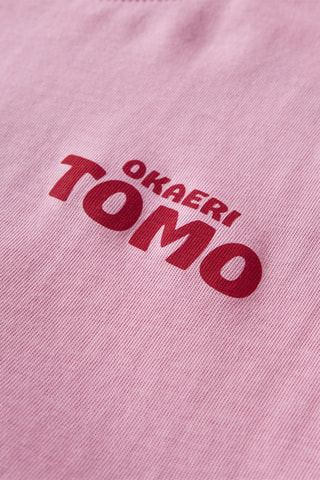 T-shirt relaxed en coton biologique  -  Vieux rose