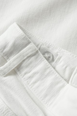 Short baggy de tiro alto -  Blanco