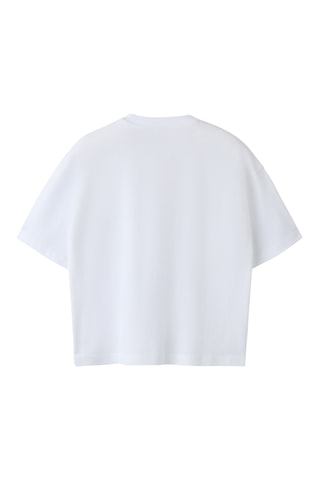 Camiseta relaxed fit -  Blanco