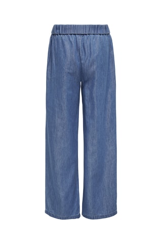 Pantalón wide leg -  Azul claro
