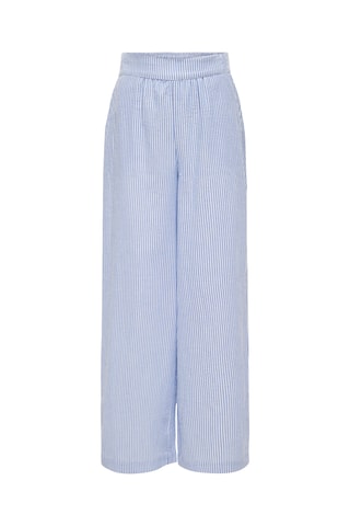 Pantalón recto de algodón orgánico -  Celeste