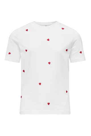 Camiseta regular fit de algodón orgánico -  Blanco