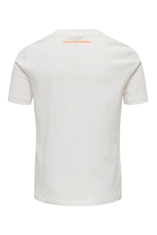 Camiseta regular fit de algodón orgánico -  Blanco