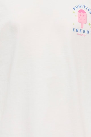 Camiseta loose fit de algodón orgánico -  Blanco