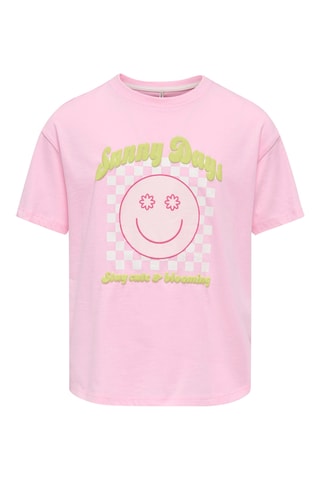 Camiseta loose fit de algodón orgánico -  Rosa