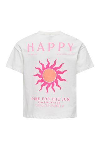Camiseta regular fit de algodón orgánico -  Blanco