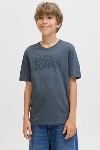 Camiseta de algodón orgánico - Azul grisáceo - Jack & Jones